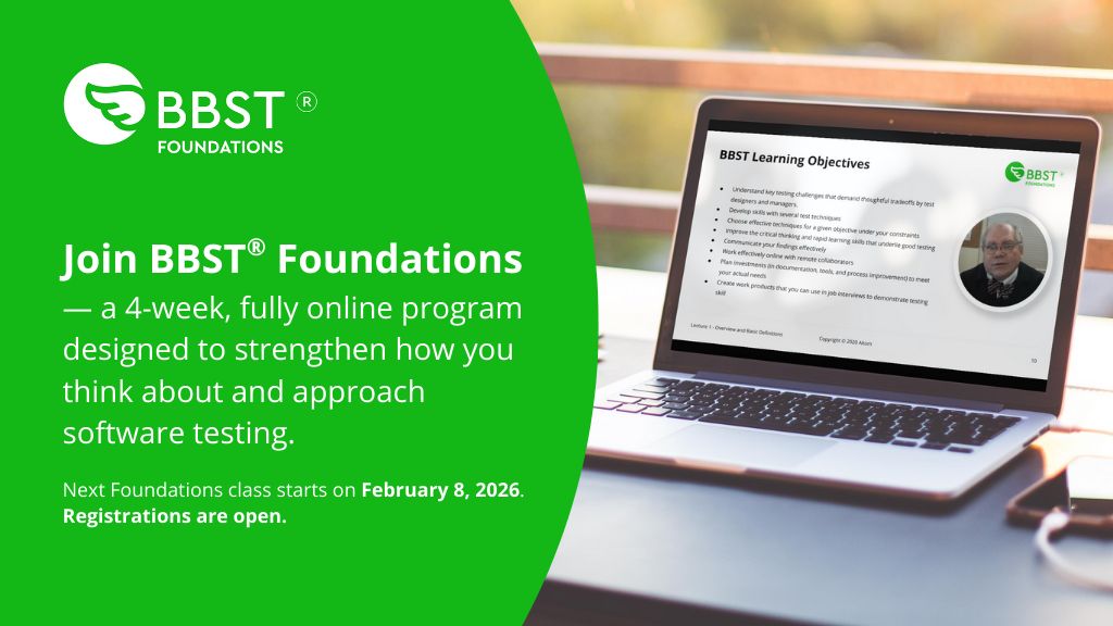 BBST® courses ad