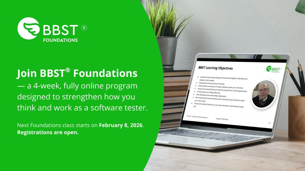 BBST® courses ad