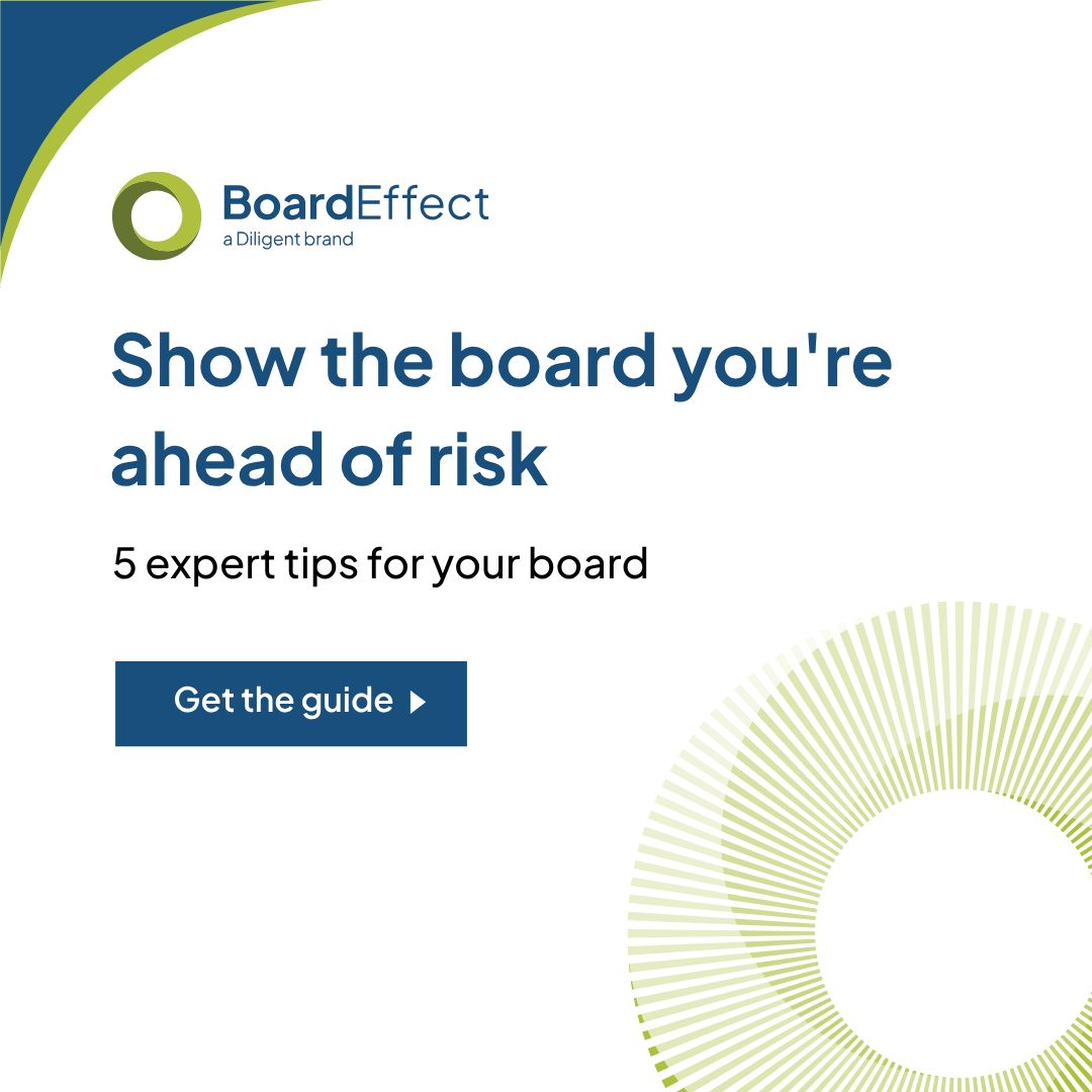 BoardEffect, a Diligent Brand ad
