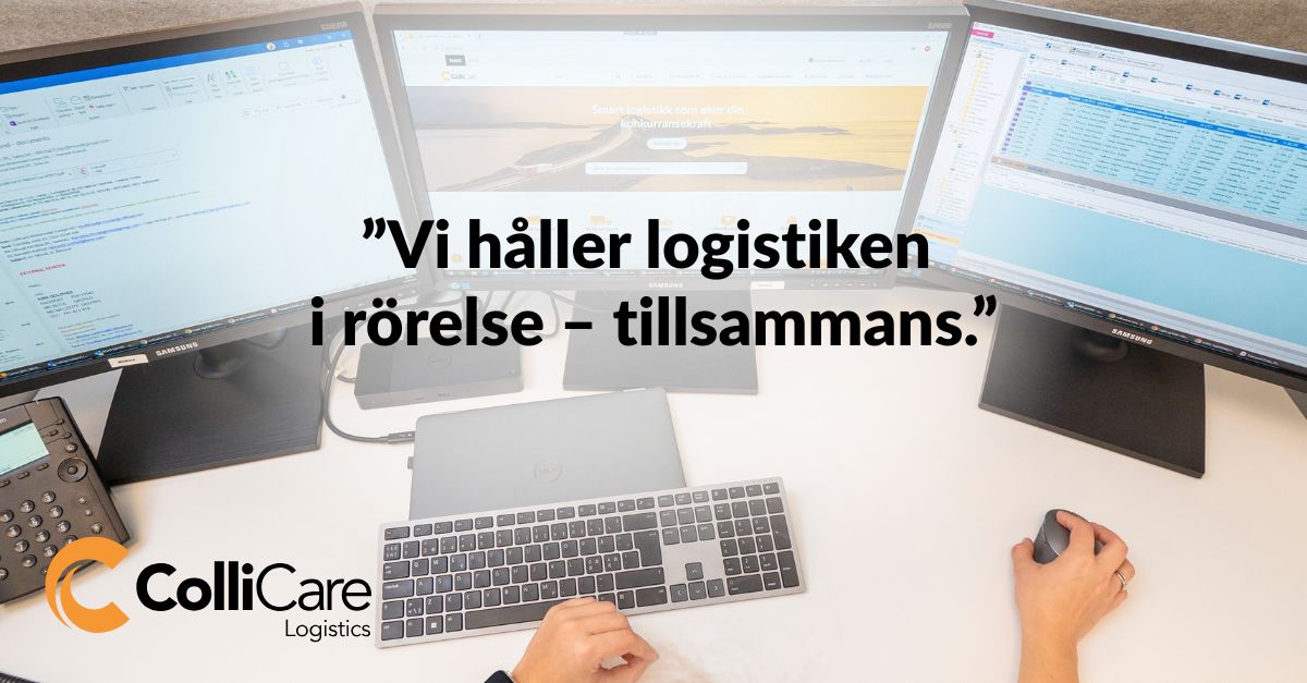 ColliCare Logistics ad