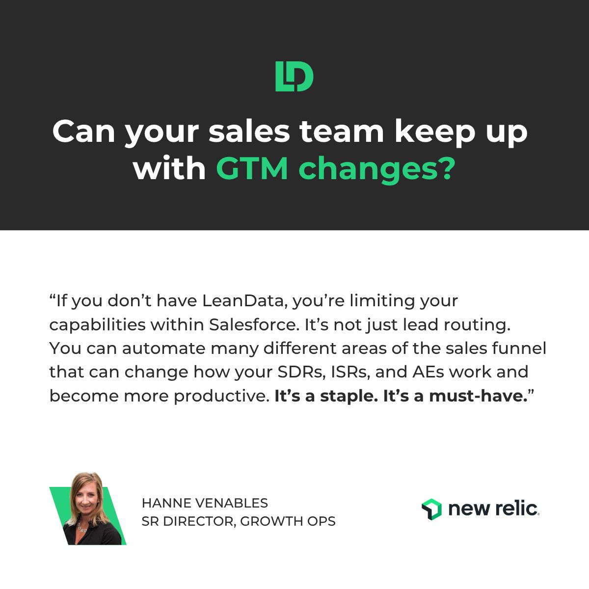 LeanData ad