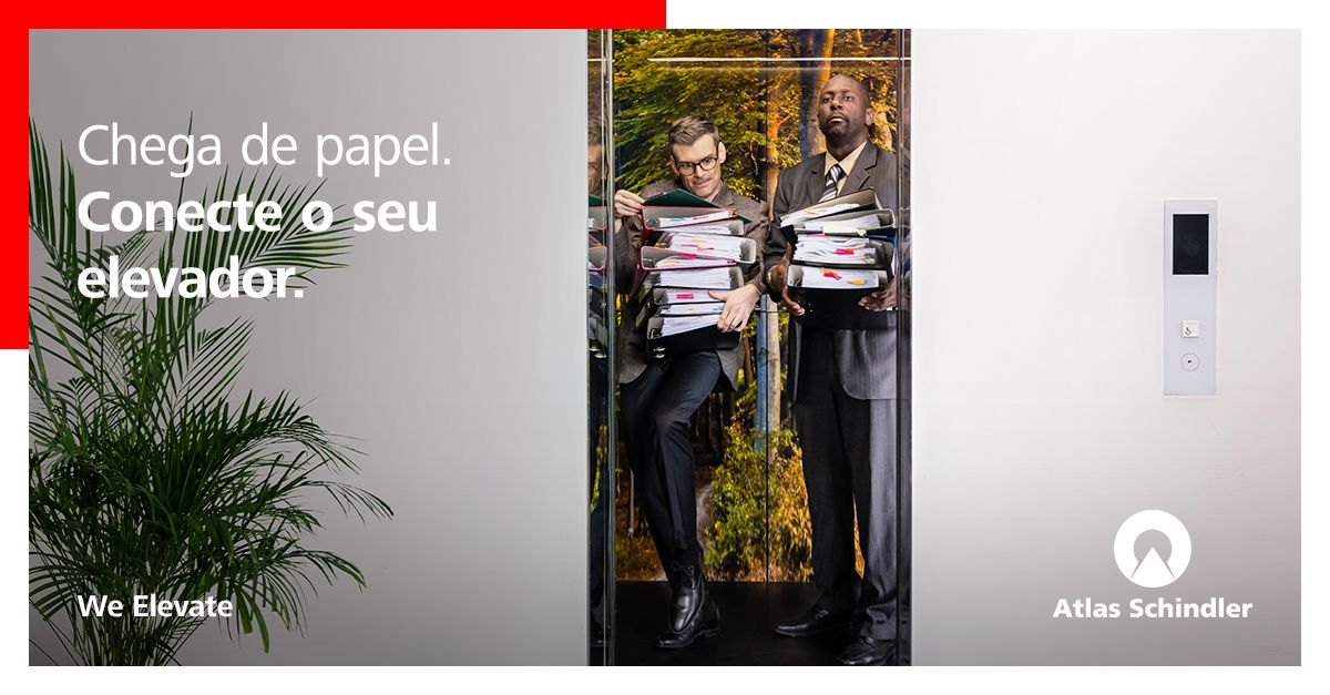 Elevadores Atlas Schindler (Brazil) ad
