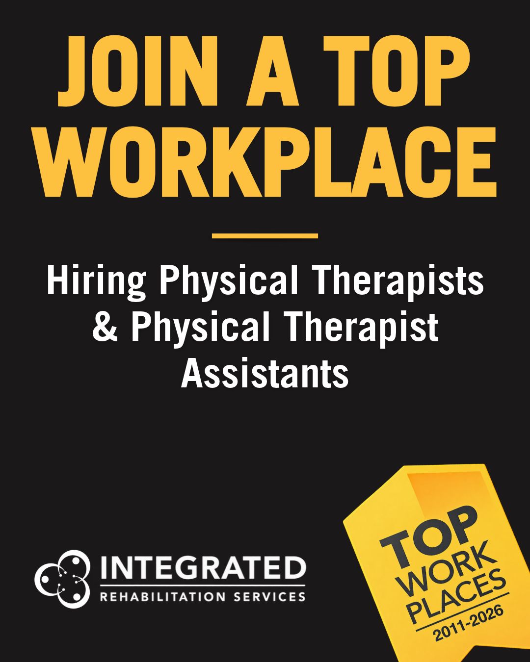 Integrated Rehabilitation Services ad