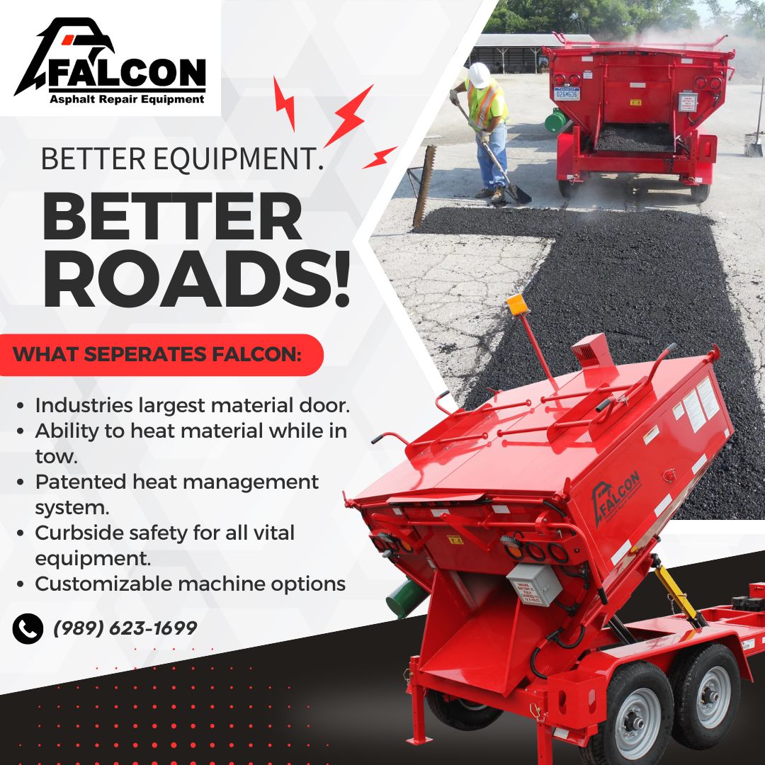 Falcon Asphalt Repair Equipment ad