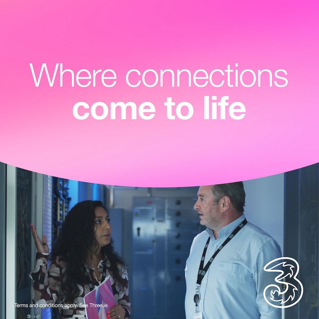 Three Ireland ad