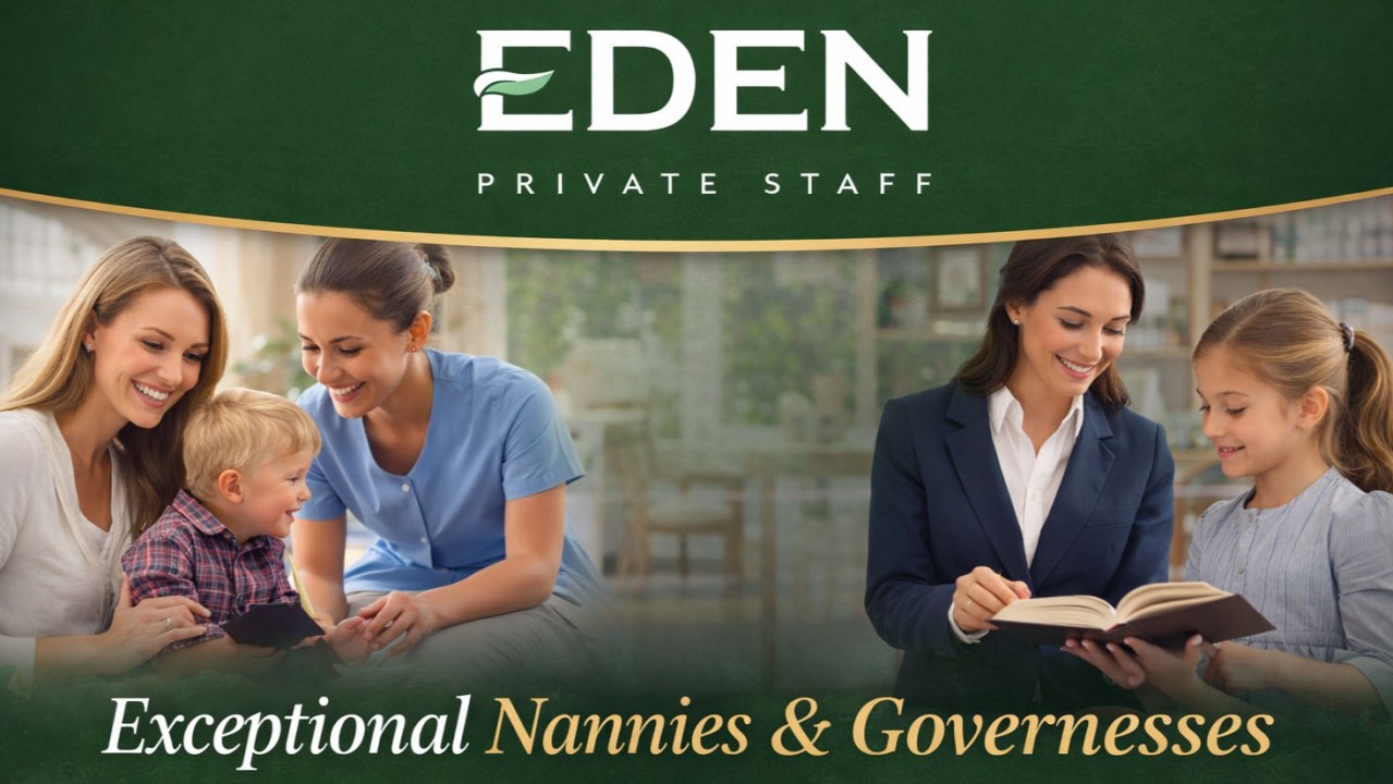 Eden Private Staff - Household, Family Office & Executive Staff Recruitment for a global clientele ad