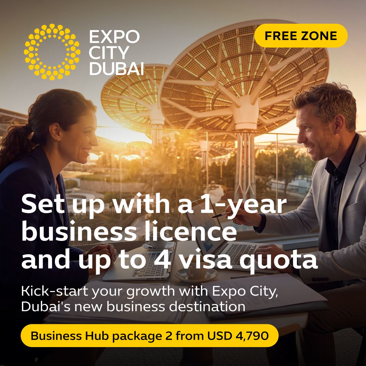 Expo City Dubai ad