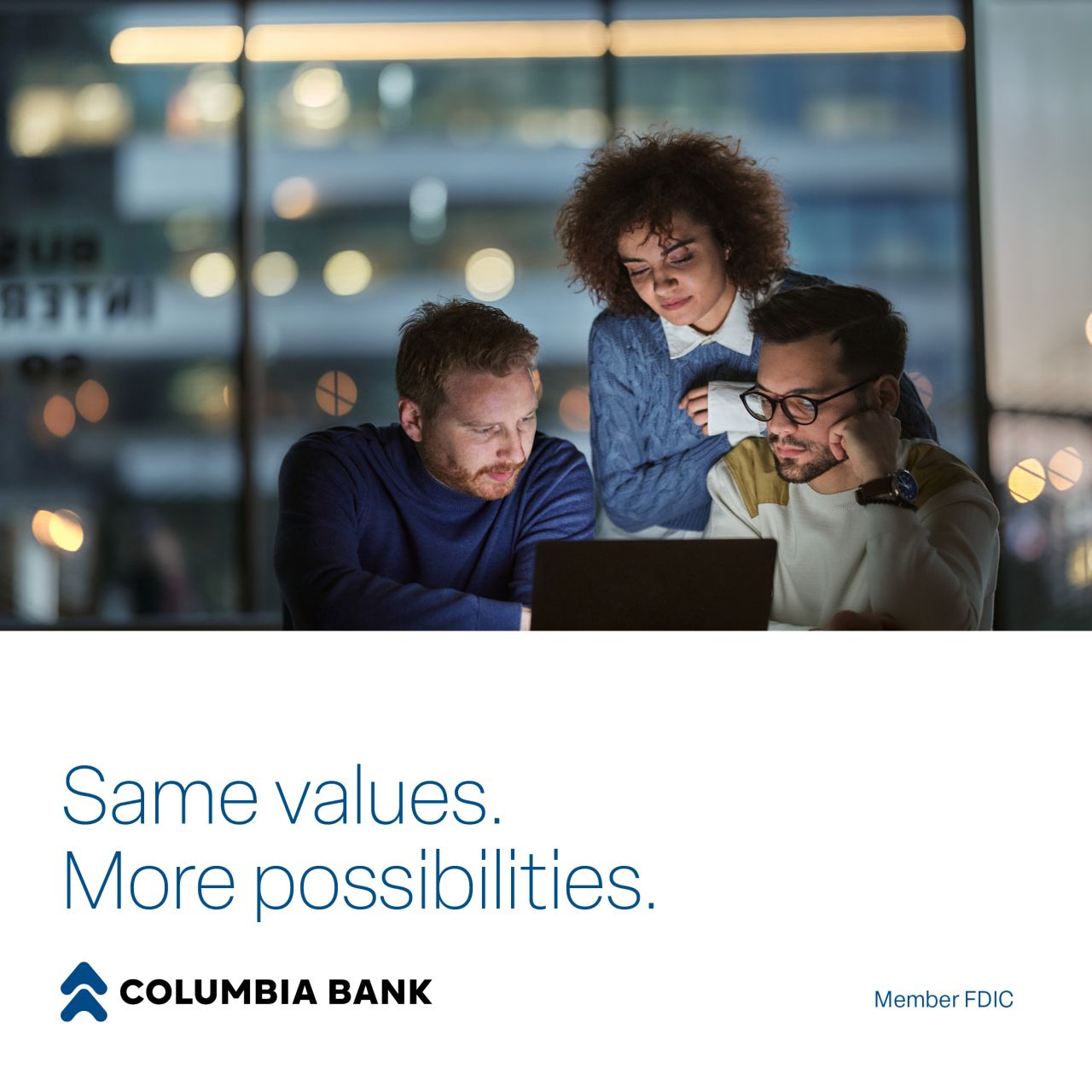 Columbia Bank ad