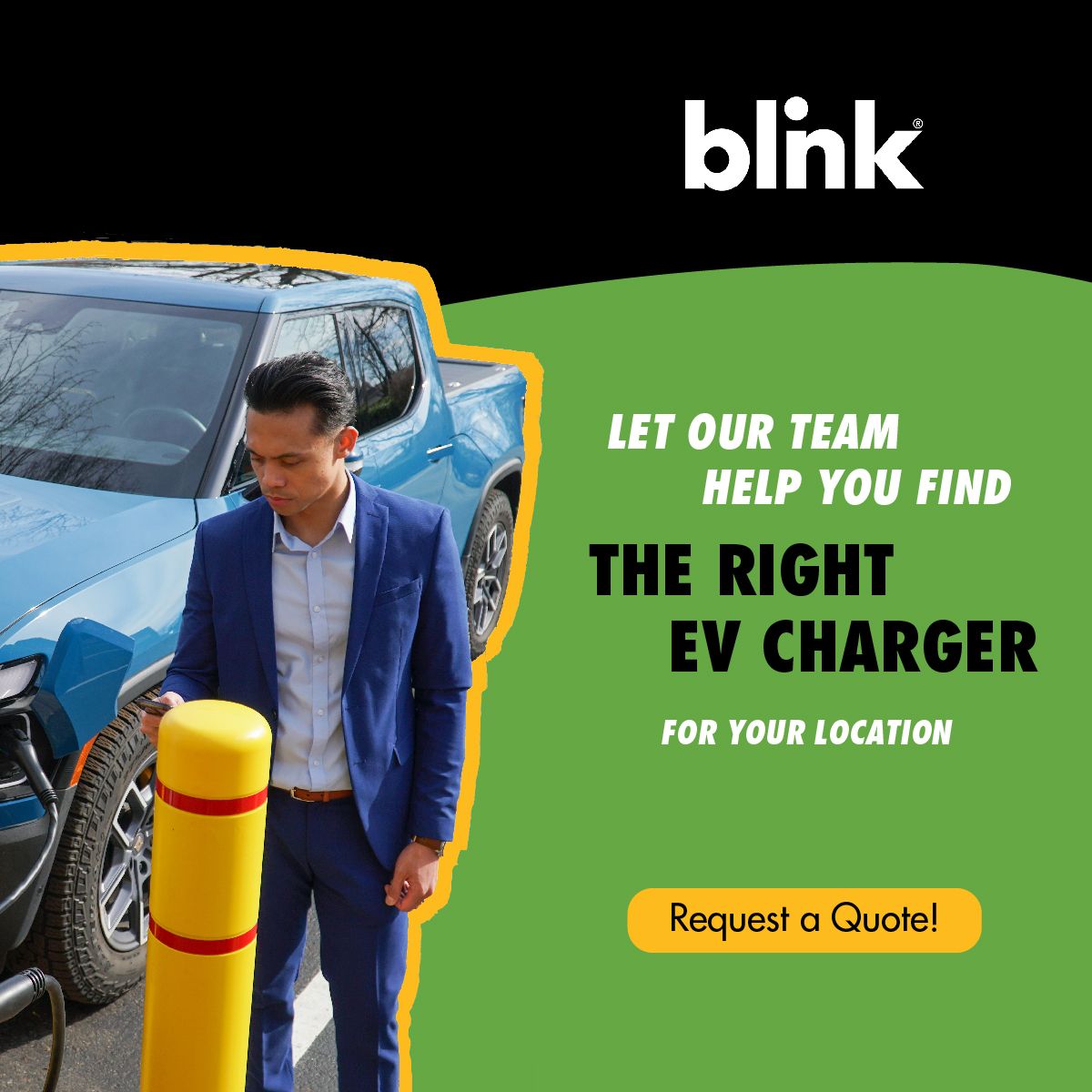 Blink Charging ad