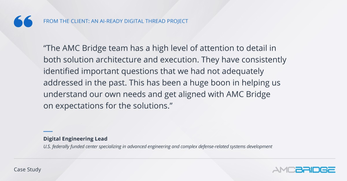 AMC Bridge, Inc. ad