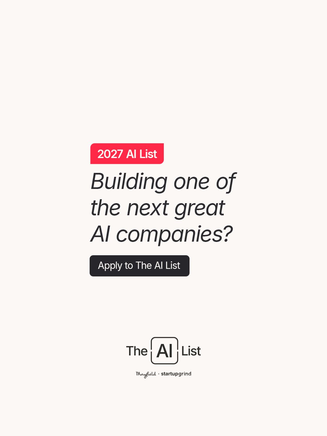 Startup Grind ad