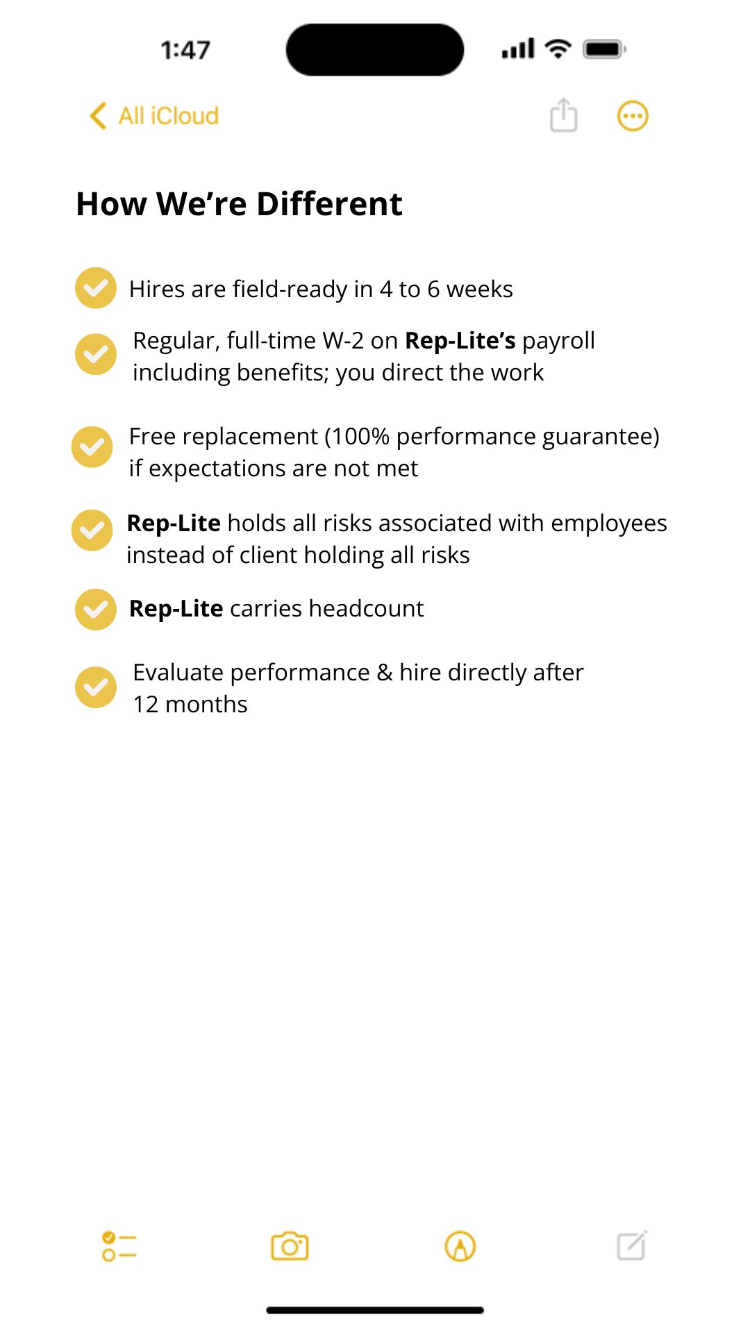 Rep-Lite® ad
