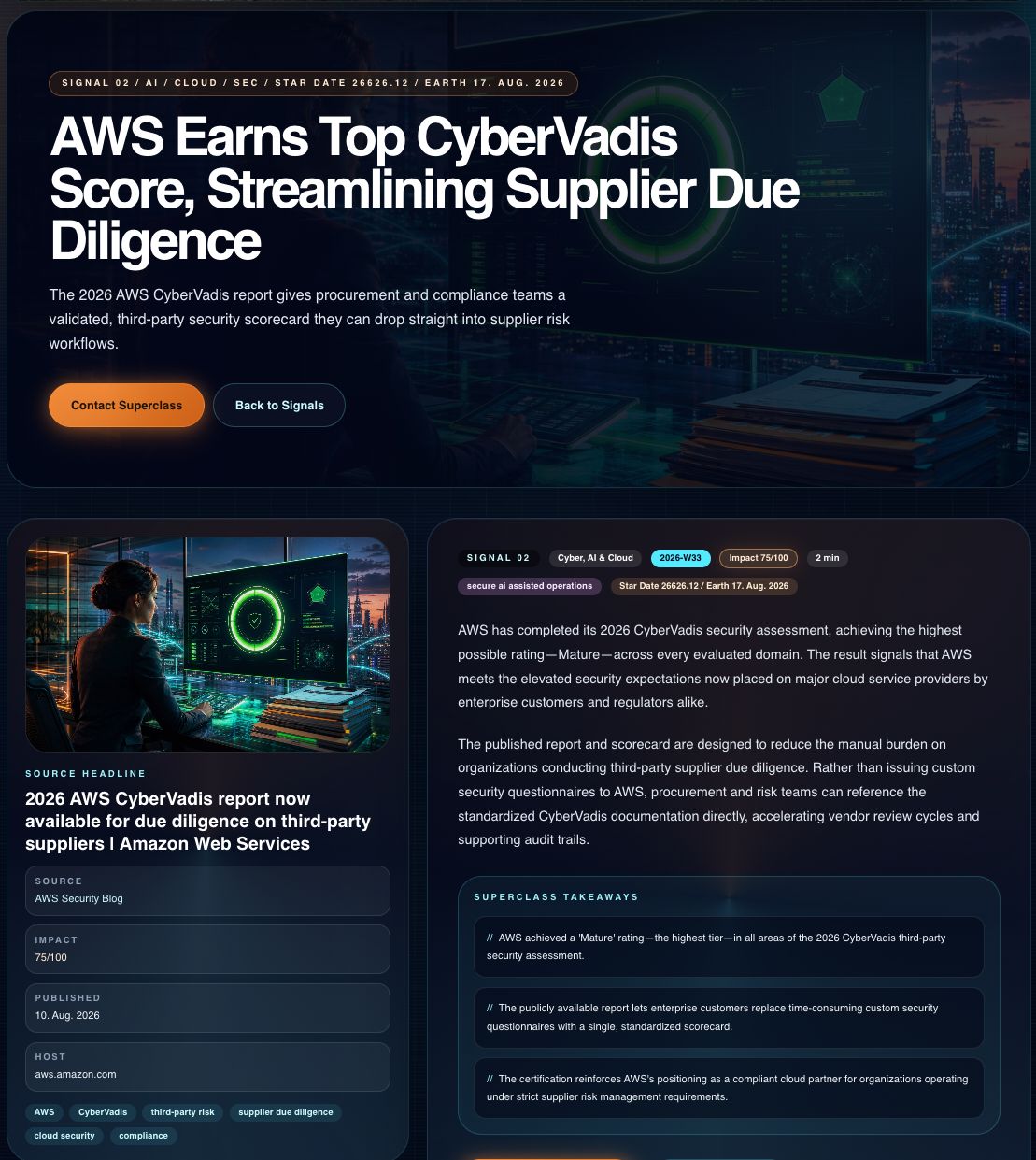 CyberVadis ad