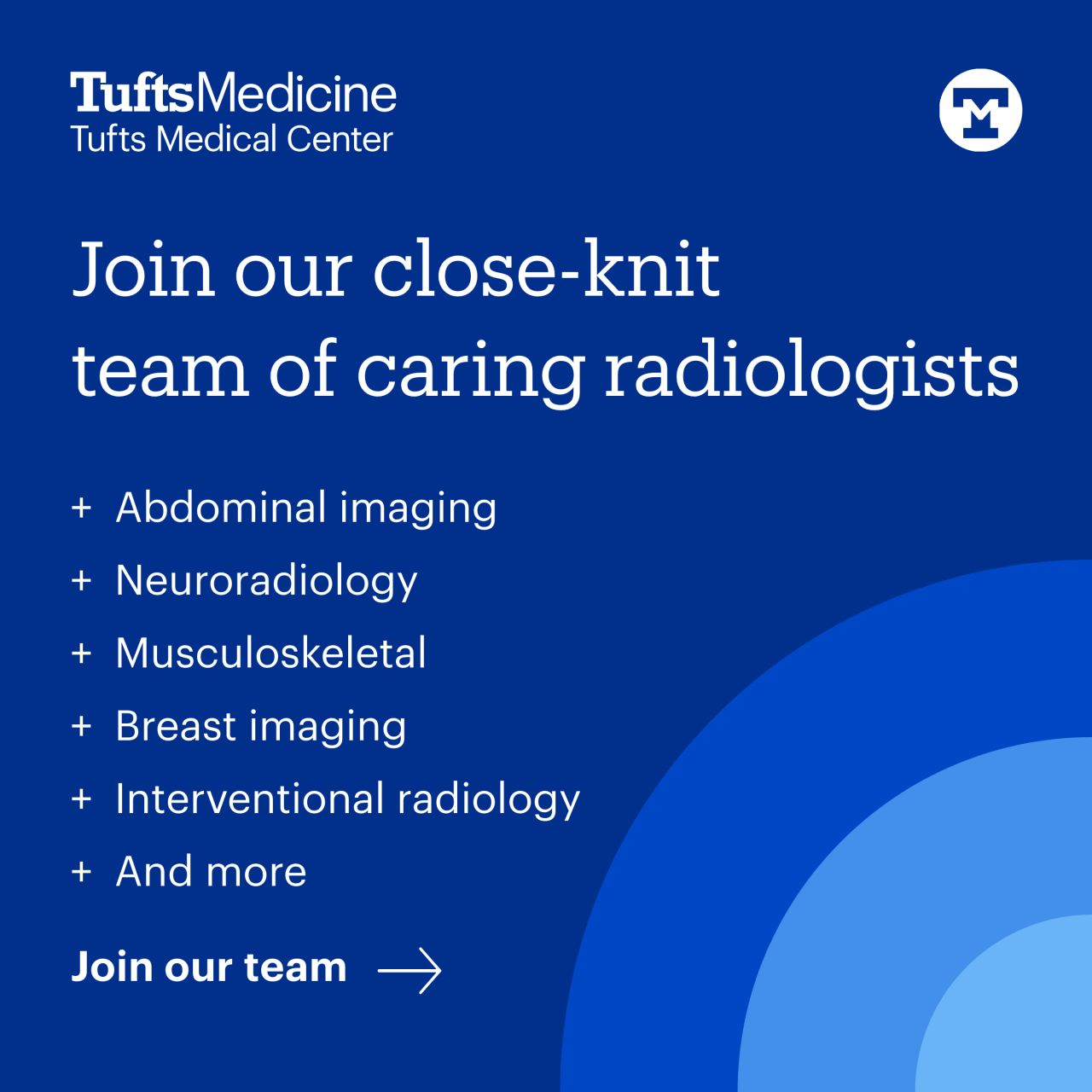 Tufts Medicine ad