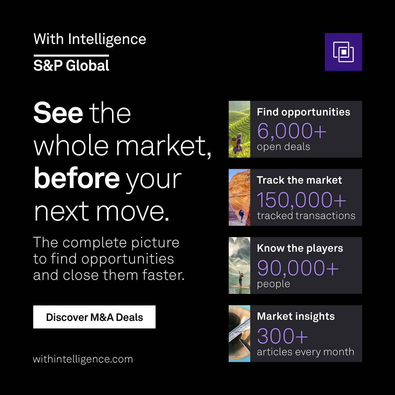 With Intelligence ad