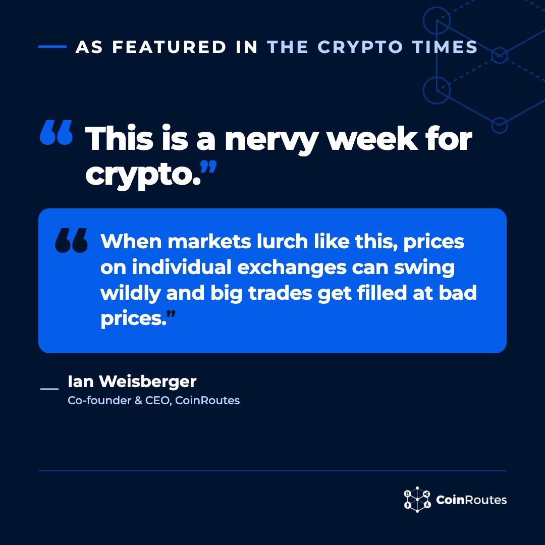 CoinRoutes ad