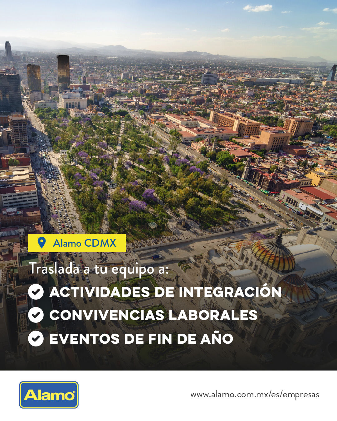 Alamo Rent A Car México ad