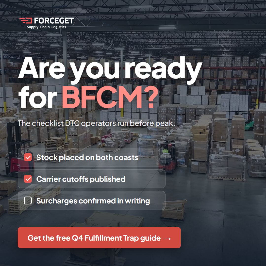Forceget Supply Chain Logistics - Powered by AI ad