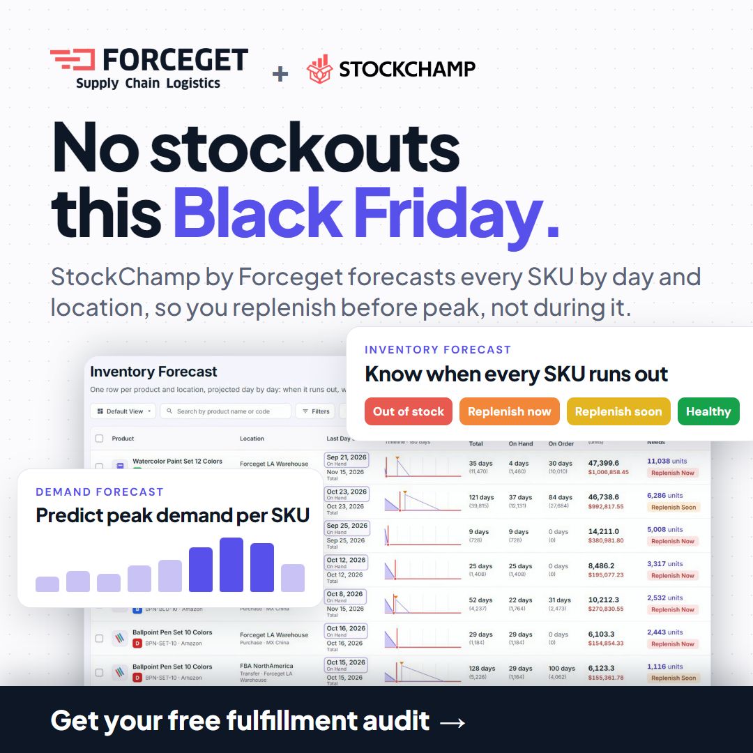 Forceget Supply Chain Logistics - Powered by AI ad