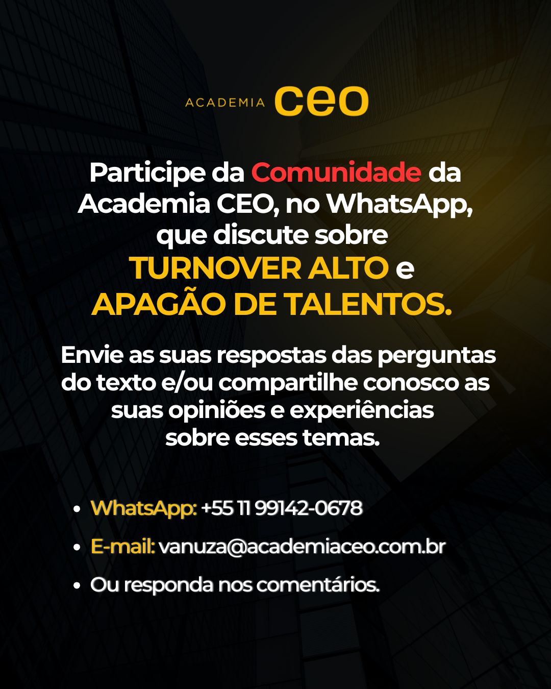 Academia CEO ad