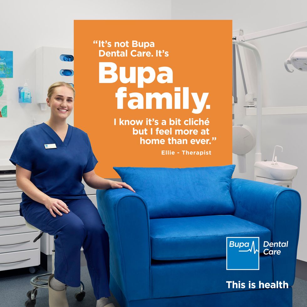 Bupa Dental Care UK ad