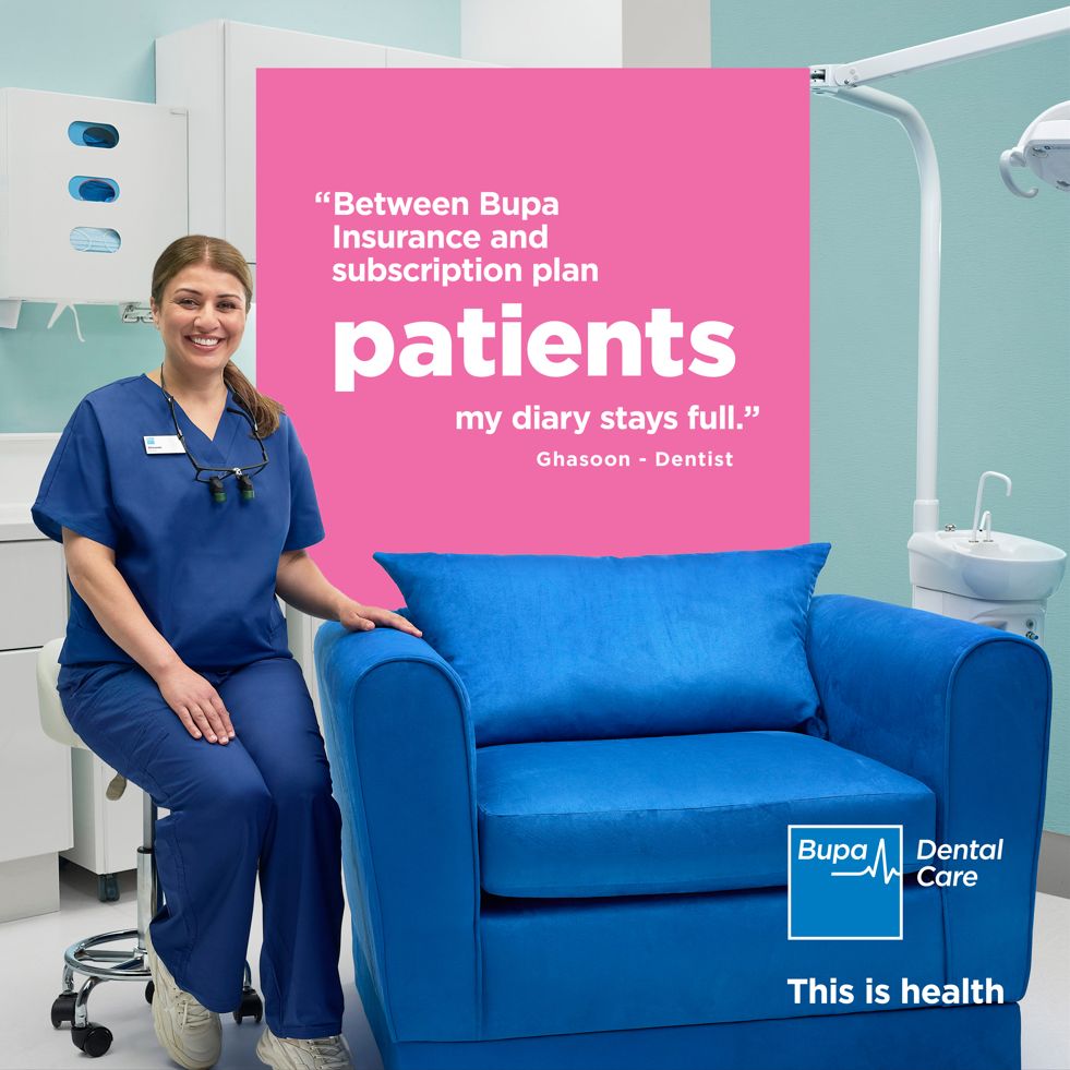 Bupa Dental Care UK ad