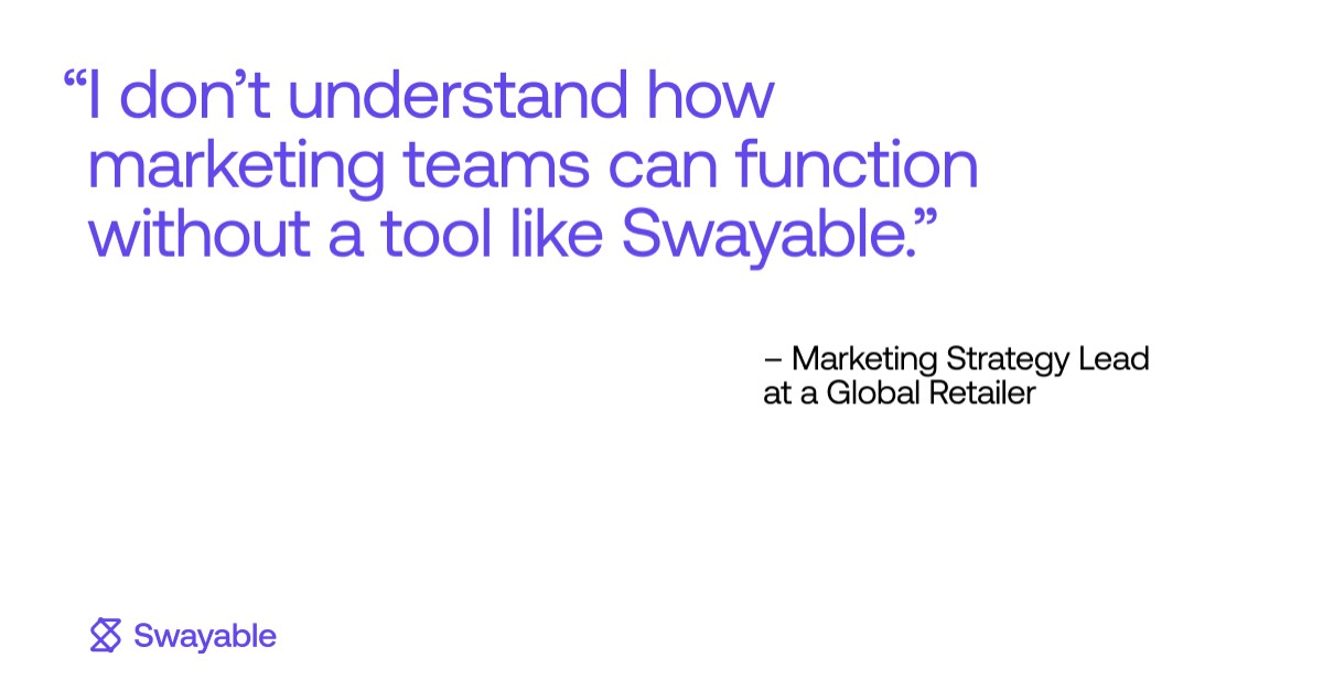 Swayable ad