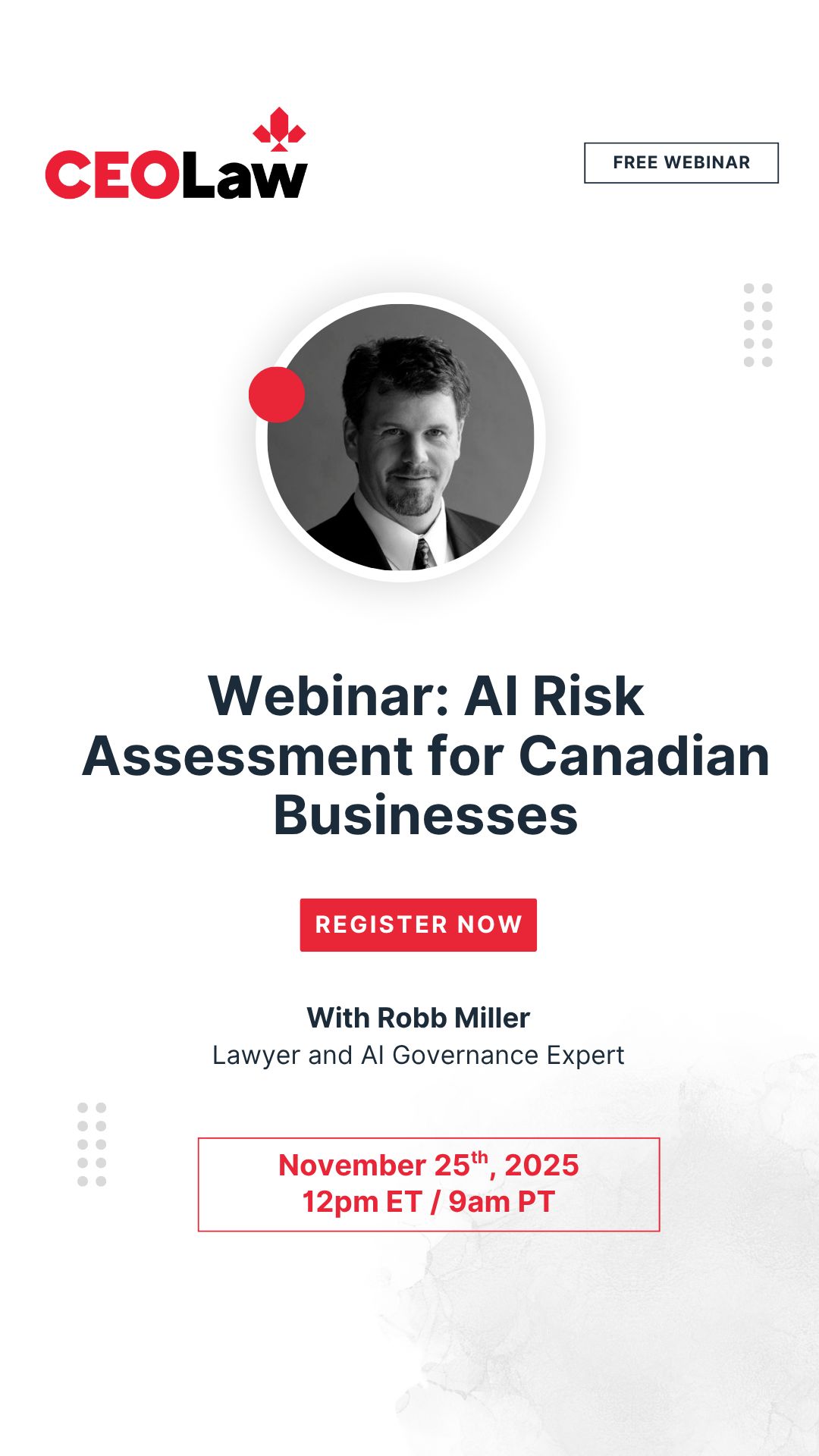 CEO Law ad