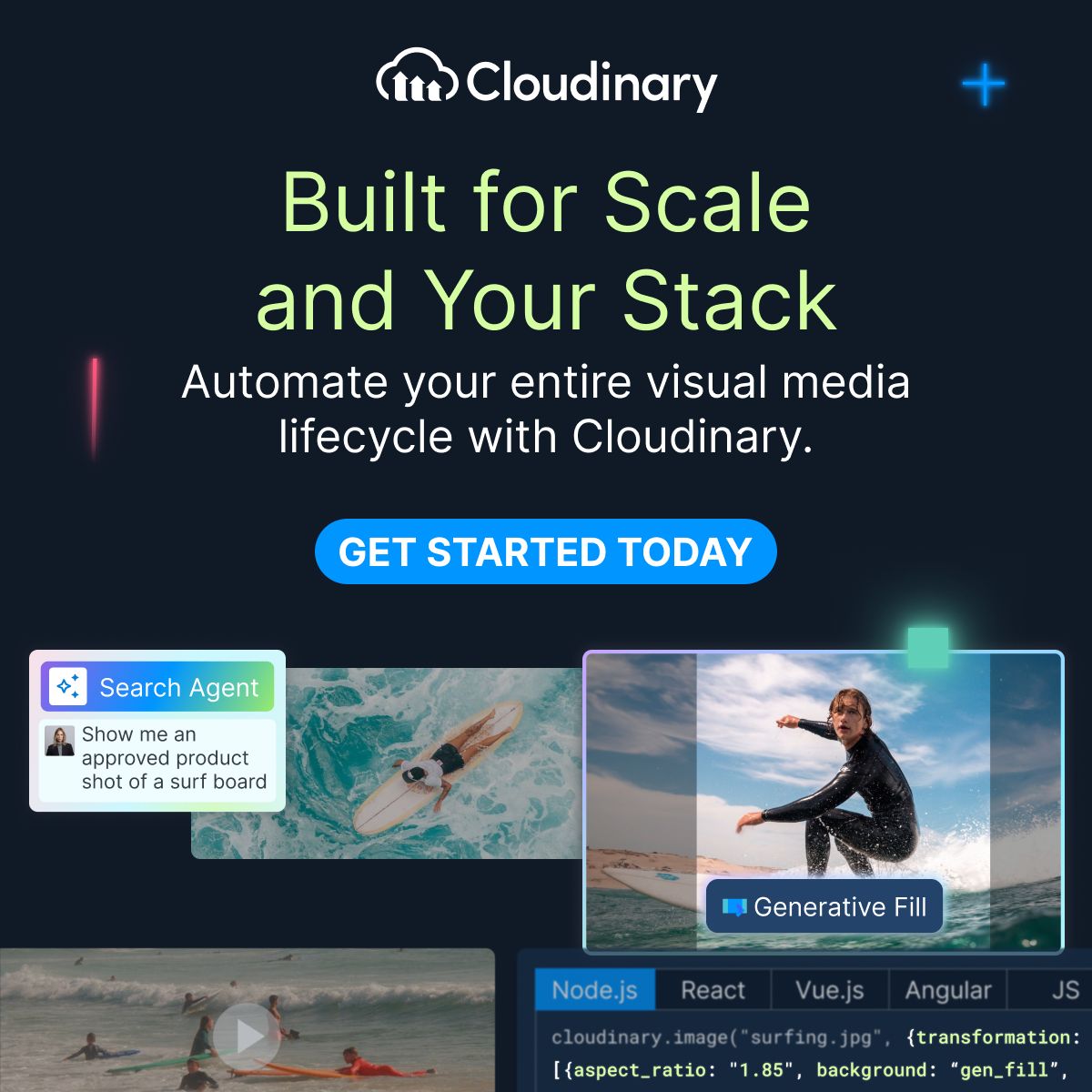 Cloudinary ad