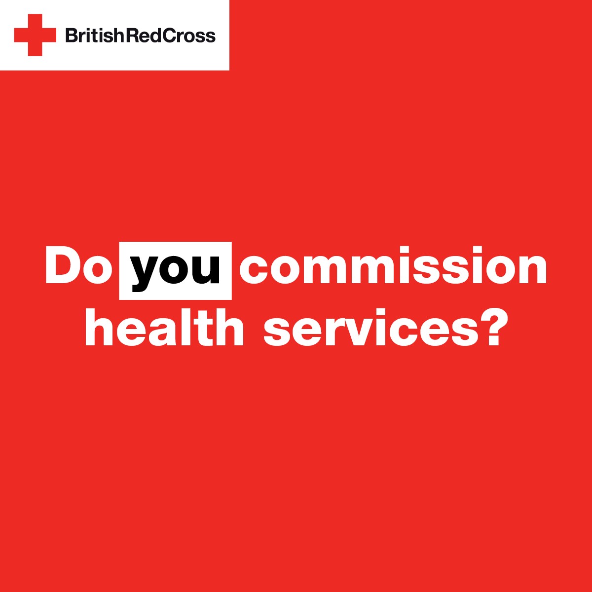 British Red Cross ad