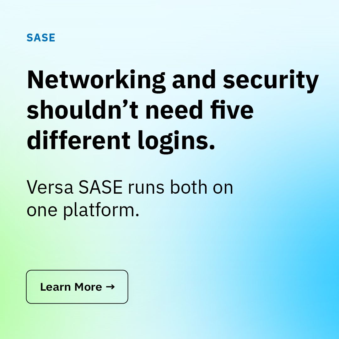 Versa Networks ad