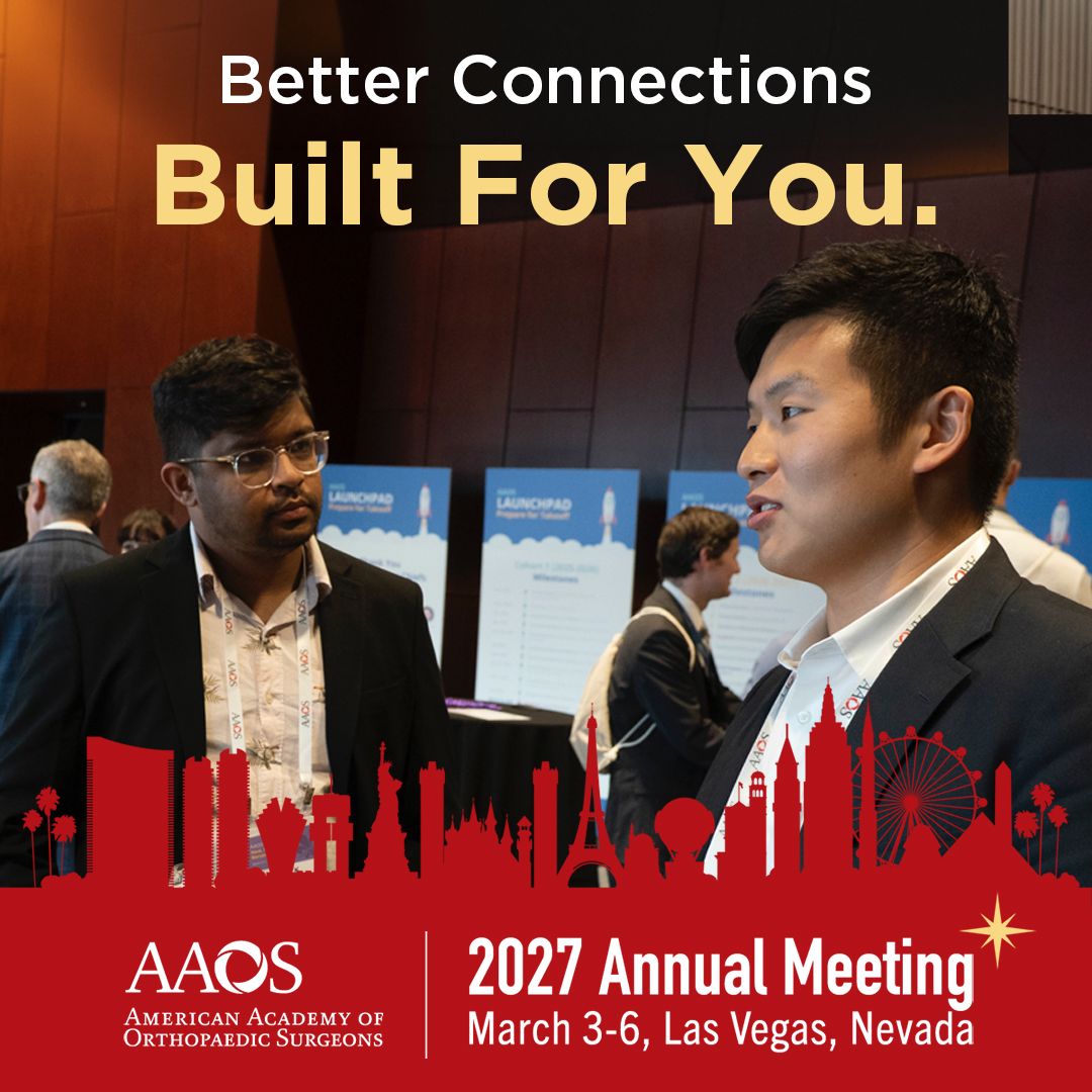 American Academy of Orthopaedic Surgeons (AAOS) ad