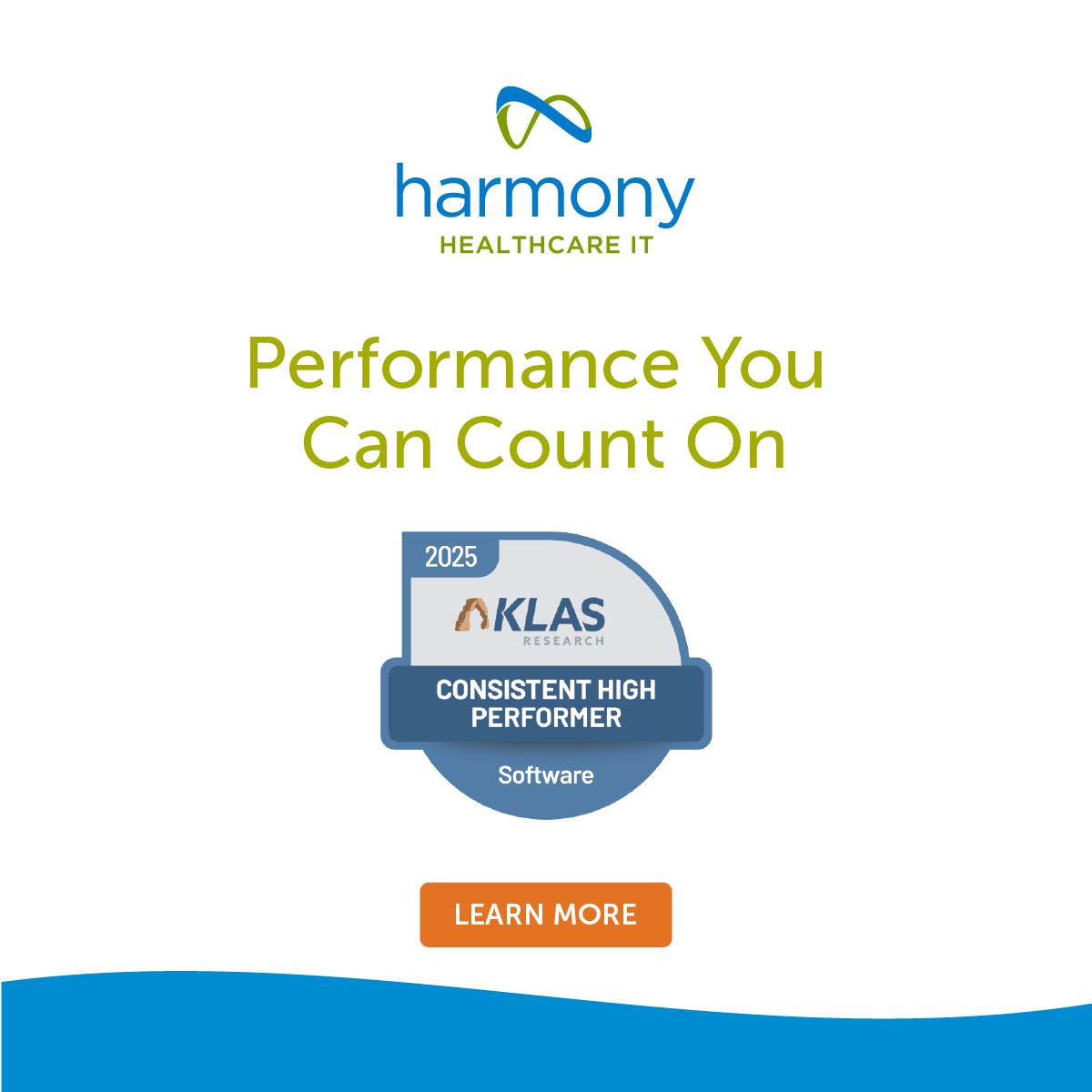 Harmony Healthcare IT ad