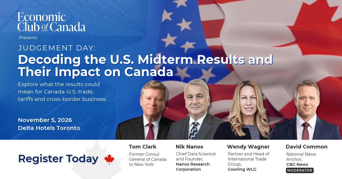 Economic Club of Canada ad