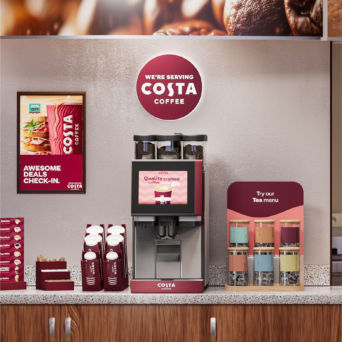 Costa Coffee US ad