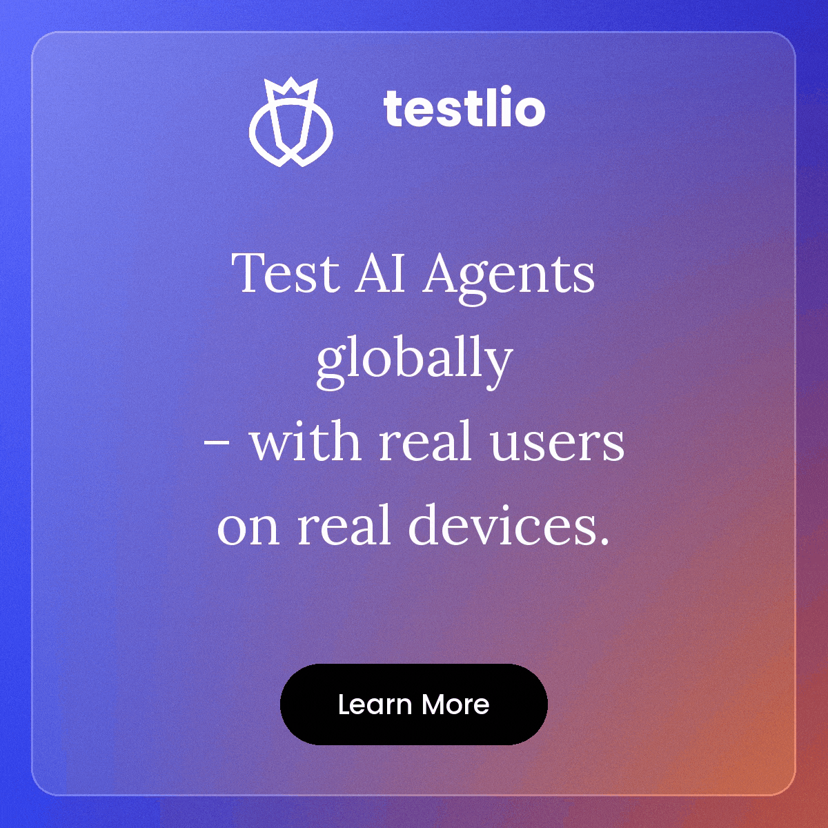 Testlio ad
