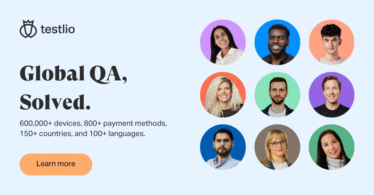 Testlio ad