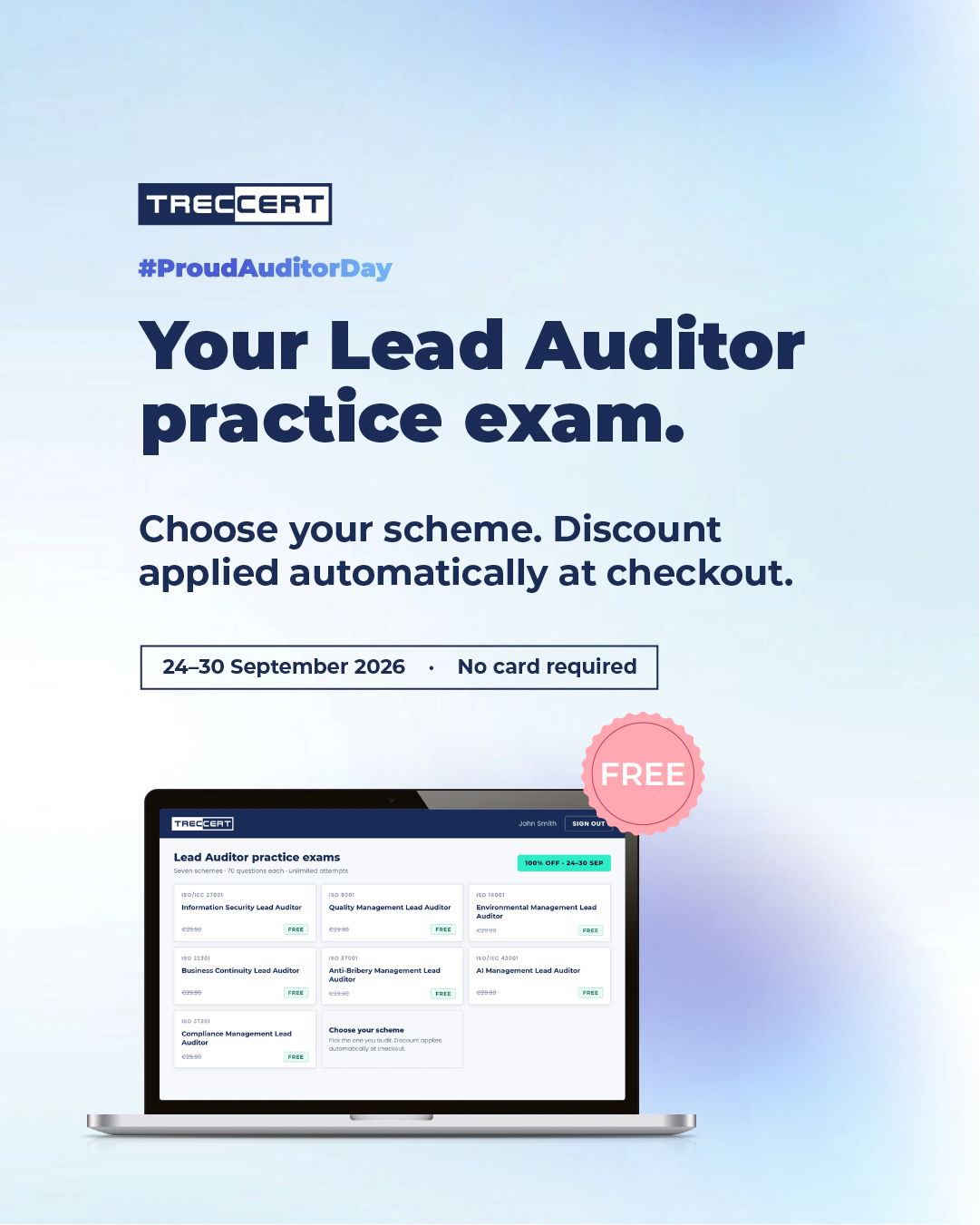 TRECCERT ad