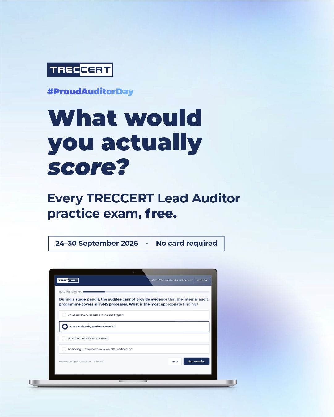 TRECCERT ad