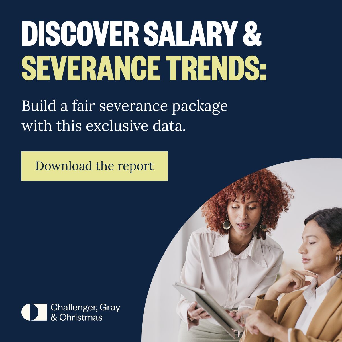 Challenger, Gray & Christmas, Inc. ad
