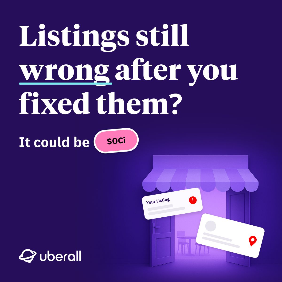 Uberall ad
