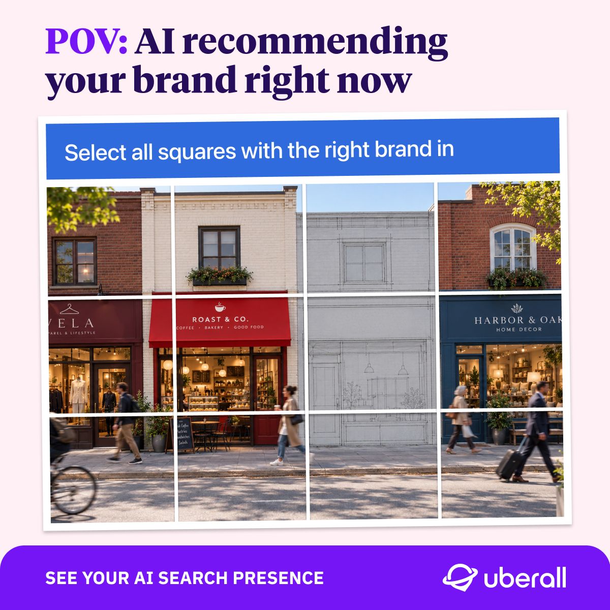 Uberall ad