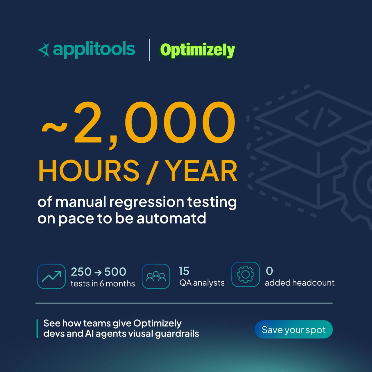 Applitools ad
