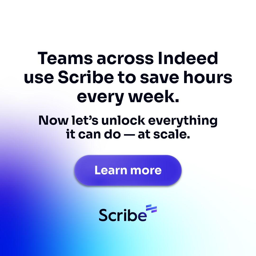 Scribe ad