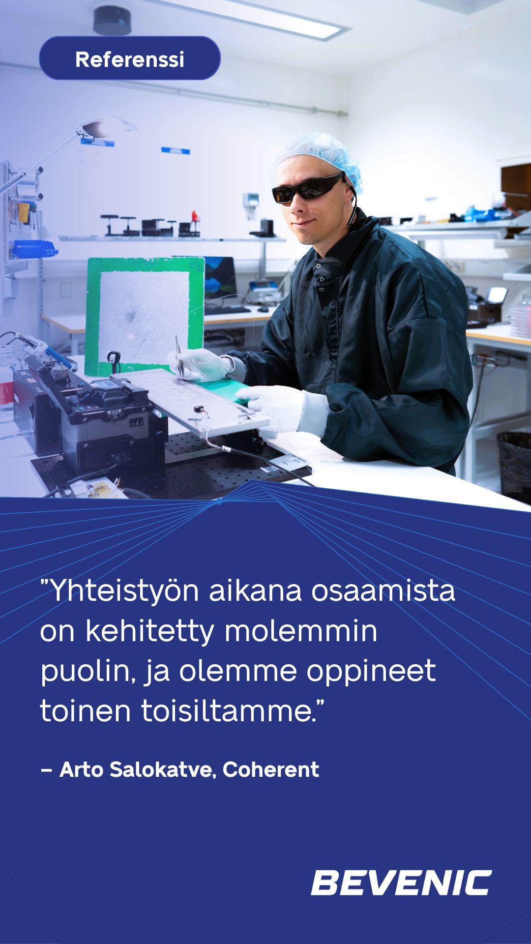 Bevenic Oy ad