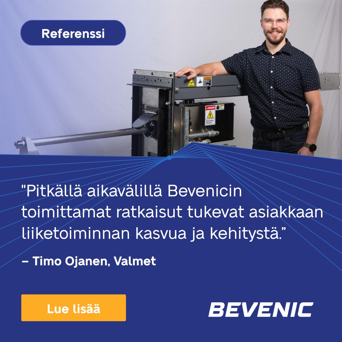 Bevenic Oy ad