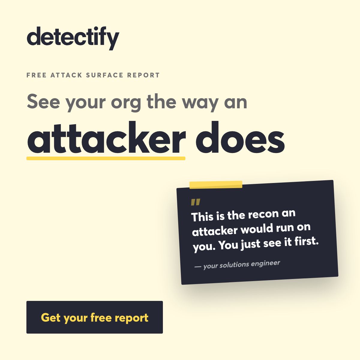 Detectify ad