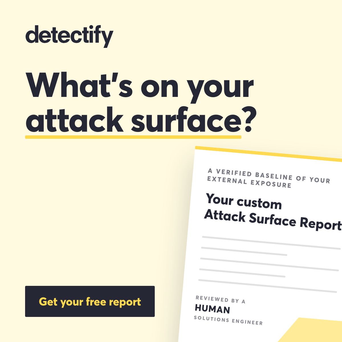 Detectify ad