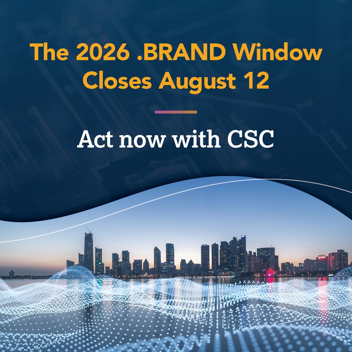 CSC Digital Brand Services ad