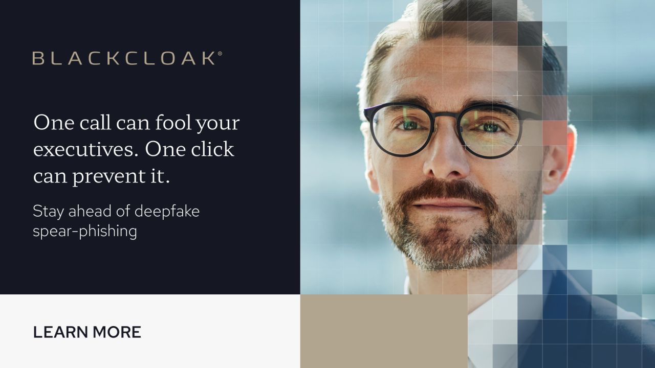 BLACKCLOAK ad